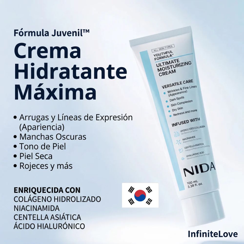 Crema Facial Coreana Rejuvenecedora para una Piel Radiante